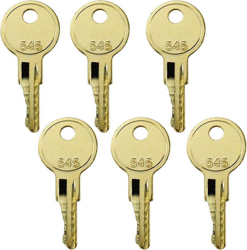 gradora CH545 Keys Compatible with Truck Trailer RV Campers Car Hauler Tool Boxes Safety Cabinets Paddle Handle Lokes (Pack of 6) - Image 2